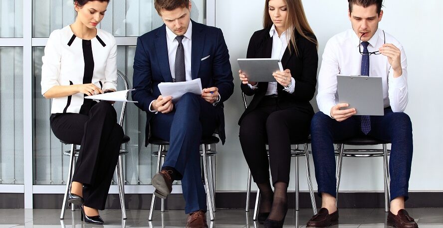 Students of Placement Classes waiting for Personal Interview