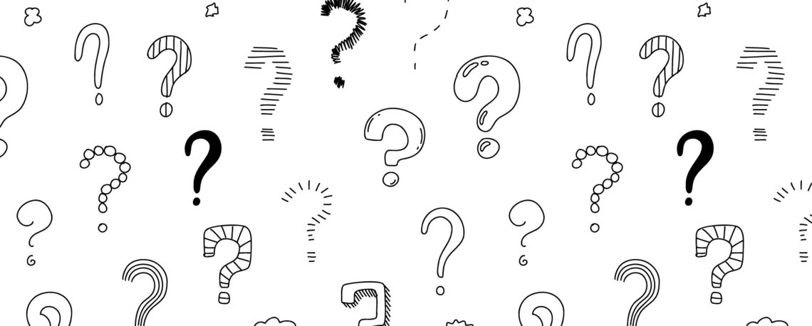 Image with question marks, representing what question will be asked in interview