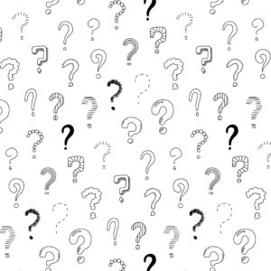 Image with question marks, representing what question will be asked in interview