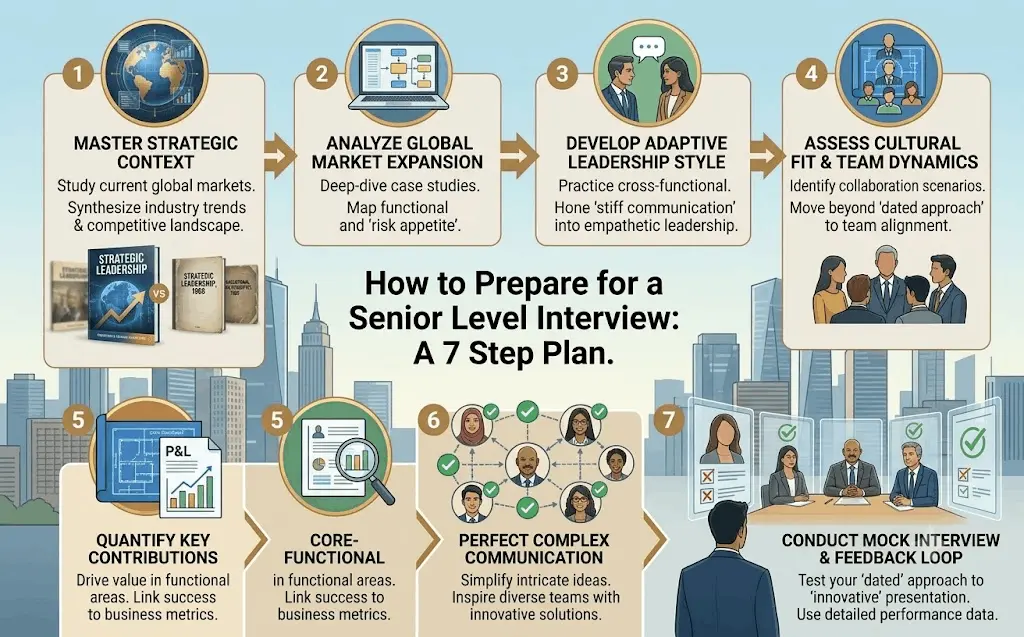 How to Prepare for a Senior Level Interview A 7 Step Plan